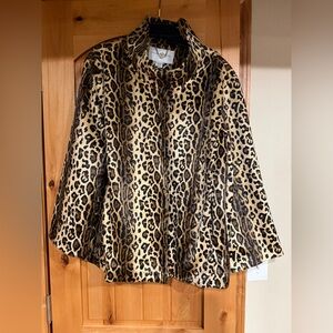 Jaclyn Smith vintage jacket/blazer leopard print